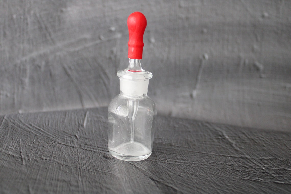 Glass Dropper Bottles, Chemistry or Science Gift, Laboratory Apothecary