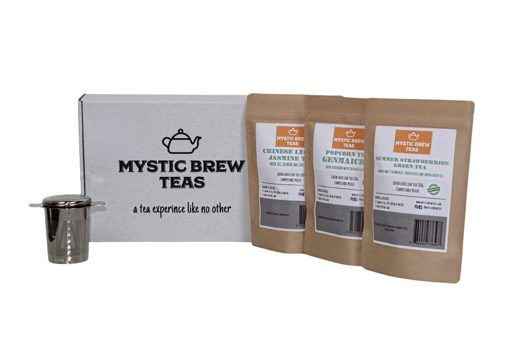 Mystic Brew Teas Green Teas Box Set Etsy