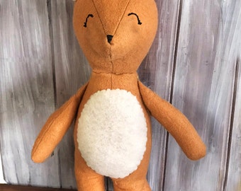 Fox  Instant Digital Printable Sewing Pattern with Step by Step Tutorial