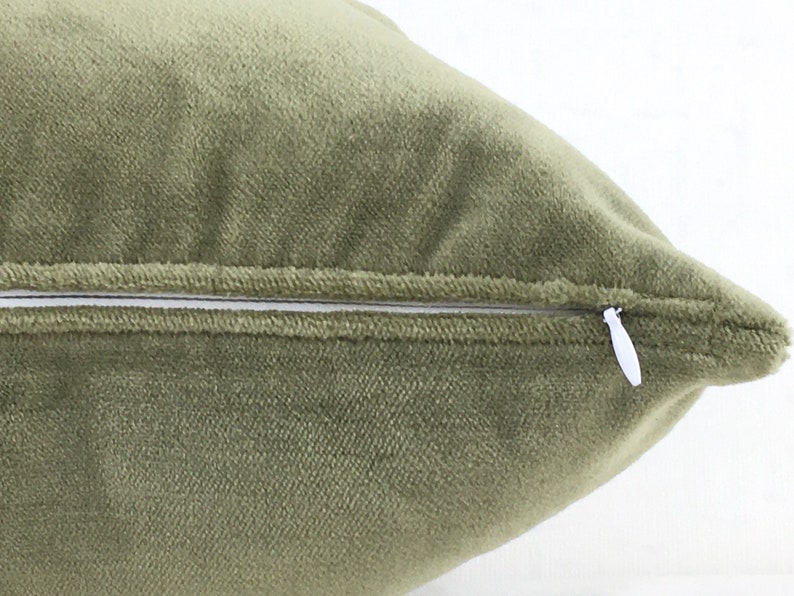 Sage Green Velvet Pillow Cover // Green Pillow Cover // Sage | Etsy