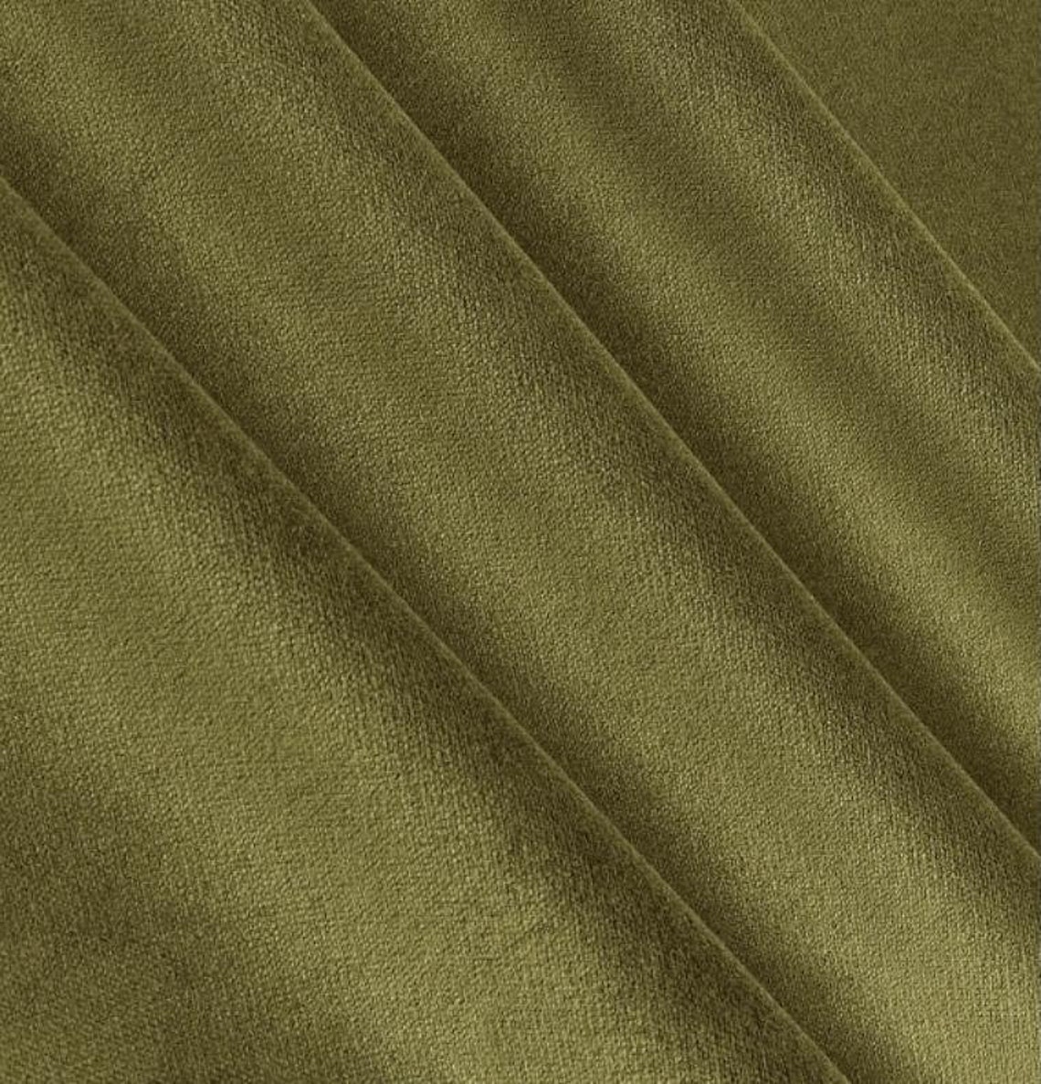 Green Velvet Upholstery Fabric by the Yard // Solid Velvet Etsy