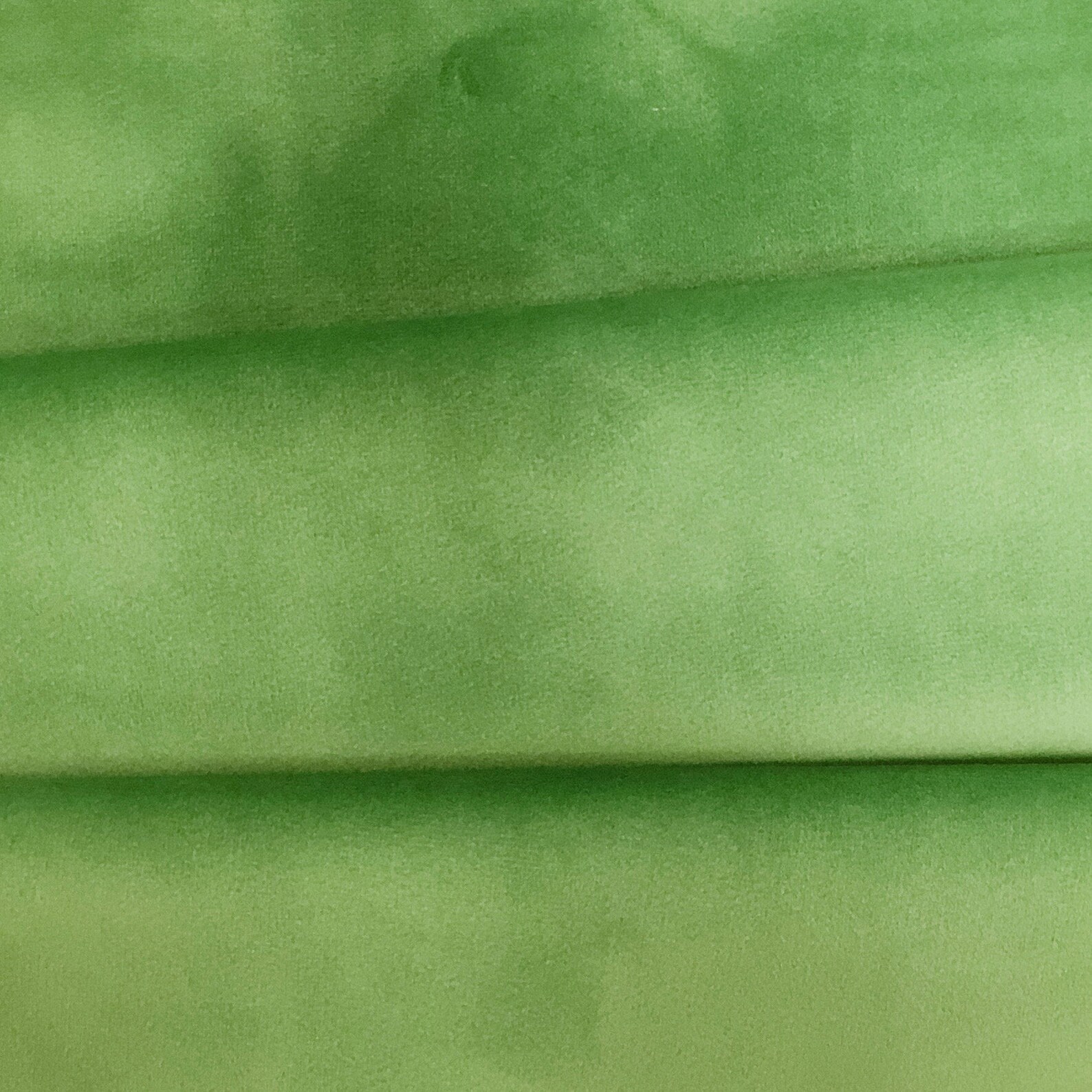 Bright Green Velvet Upholstery Fabric by the Yard // Green Etsy