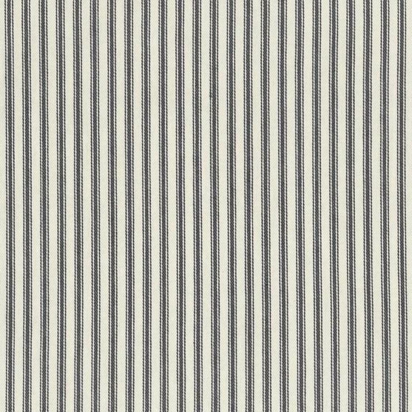 Black and White Stripe Upholstery Fabric by the Yard // Etsy