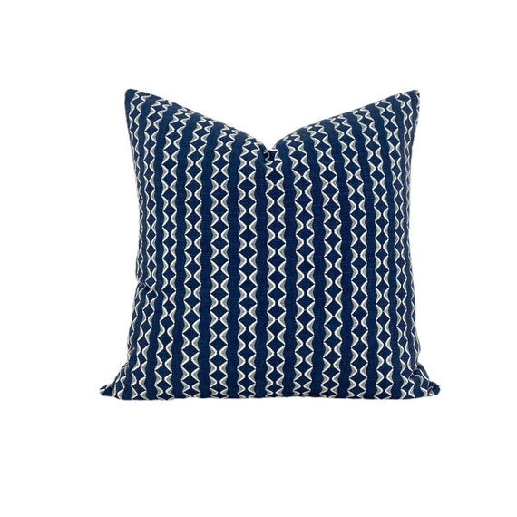 Navy white outlet throw pillows