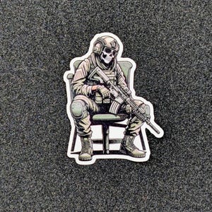 COD Ghost inspired - Masked tactical character sticker