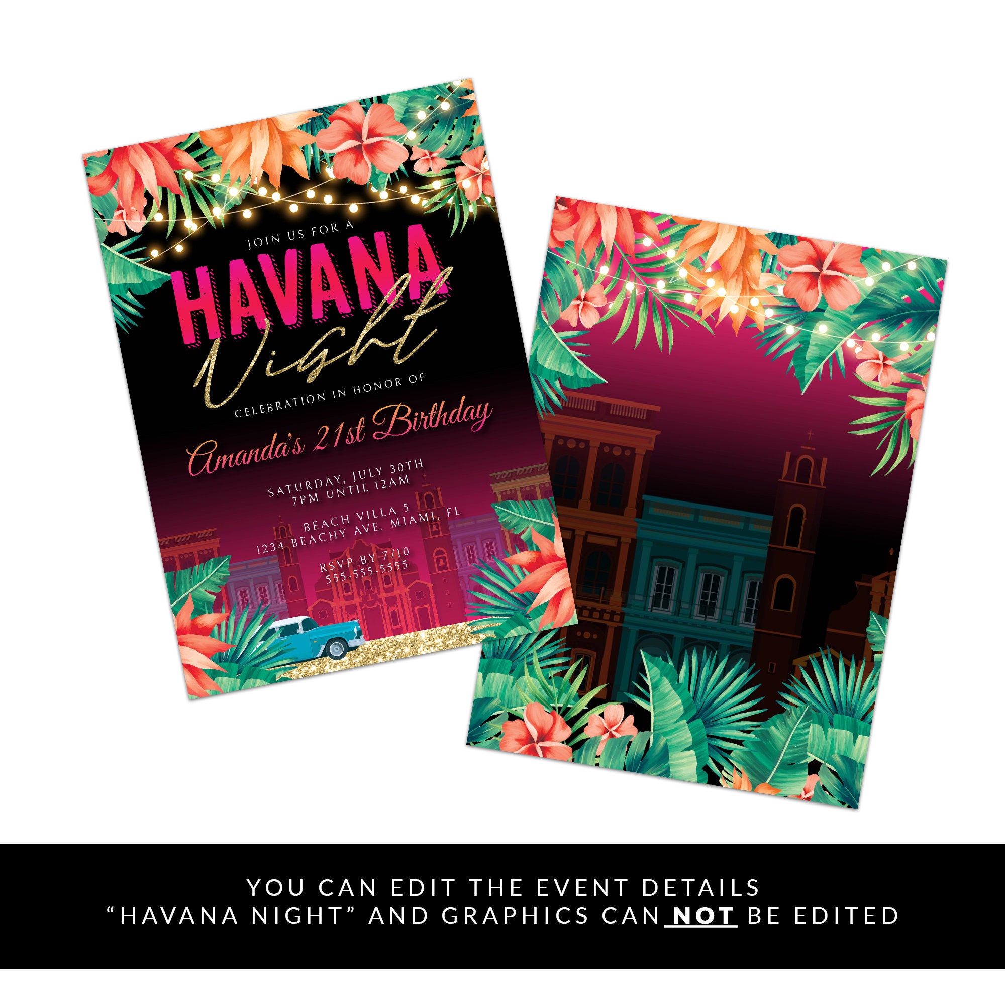 havana-night-invitation-editable-havana-night-invite-havana-etsy