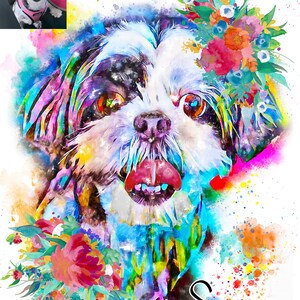 custom dog portrait,dog portrait,custom pet portrait,custom cat portrait,cat portrait,pet loss,pet loss gift,personalized pet gift,dog gifts