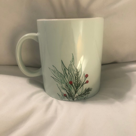 Rare Porcelain Winter Wonderland Starbucks Christmas Mug 12oz. 