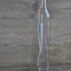 Garden torch / oil lamp – UP Recycling &quot;Transparent Bottle - Vodka&quot;