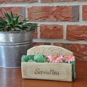 Portatovaglioli in ceramica - decorazione da tavola - regalo