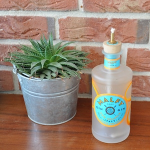 Garden torch / oil lamp – UP Recycling &quot;MALFY GIN&quot; bottle