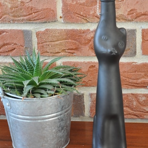 Garden torch / oil lamp – UP Recycling &quot;Black Cat&quot; bottle