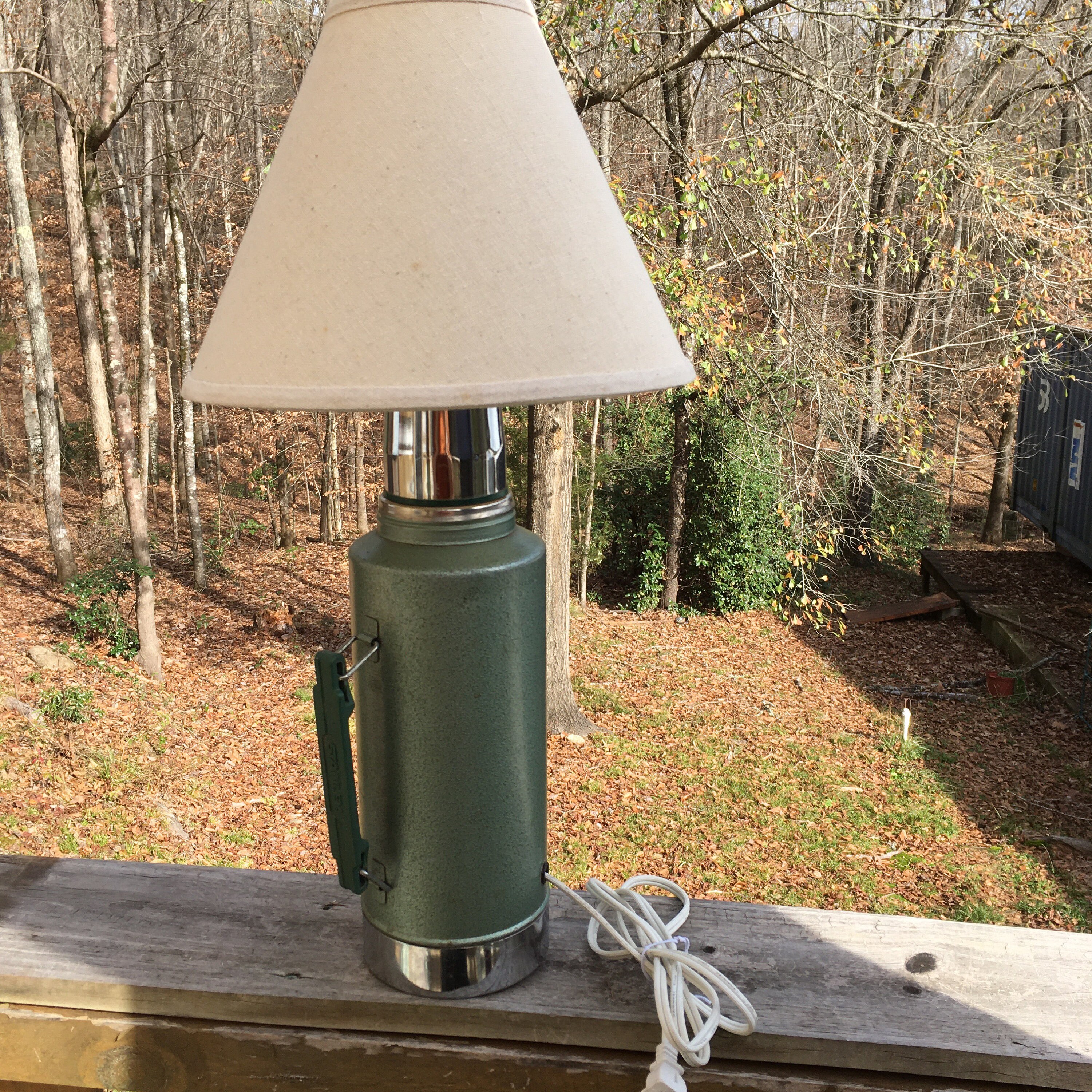 Stanley Thermos Lamp, Vintage Thermos, Thermos Lamp for