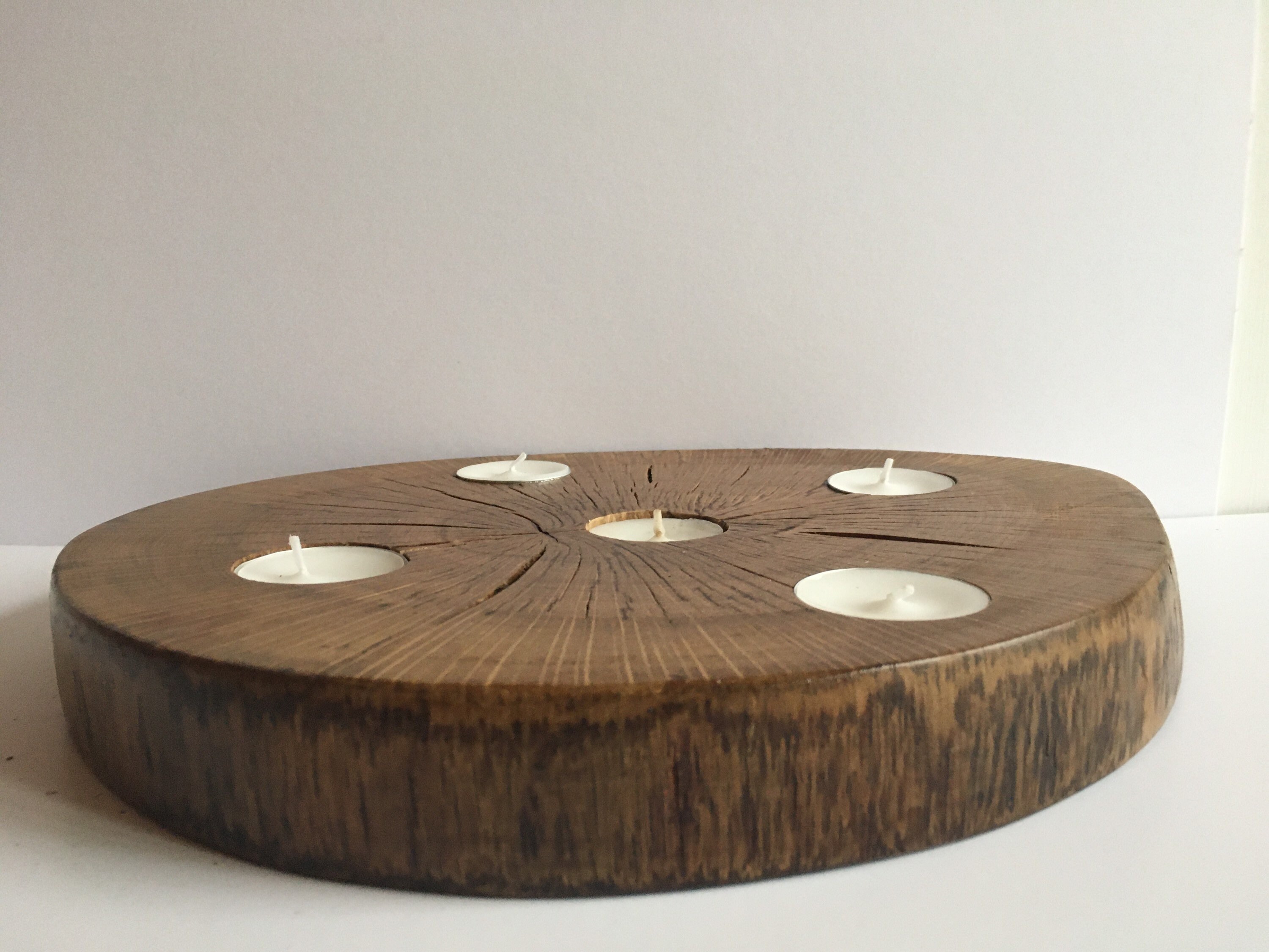 Wood Slice for Centerpiece and Candle Holder for Easter or Etsy