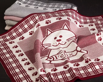 Cat blanket SCHNURR with name