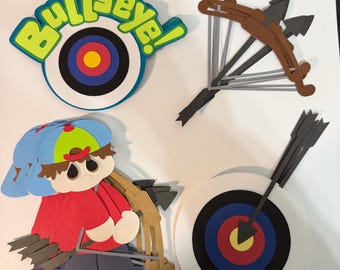 Scrapbook set bullseye premade paper piecing, die cuts for cards, planner, scrapbooking