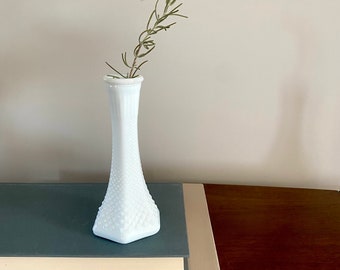 milk glass, milk glass vase, EO Brody milk glass, vintage milk glass, vase