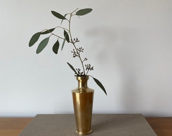 Brass vase, Bud vase, brass decor, brass planter, candle stick, brass candle stick, home decor, vintage brass
