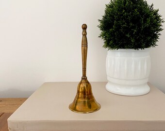 Brass bell, bell, dinner bell, brass decor, table bell