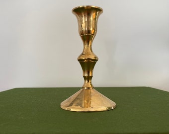 Brass candle stick, candle stick, small candle stick, vintage brass, vintage brass candle stick, entertaining