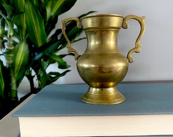 Brass vase, Bud vase, brass decor, planter, brass planter