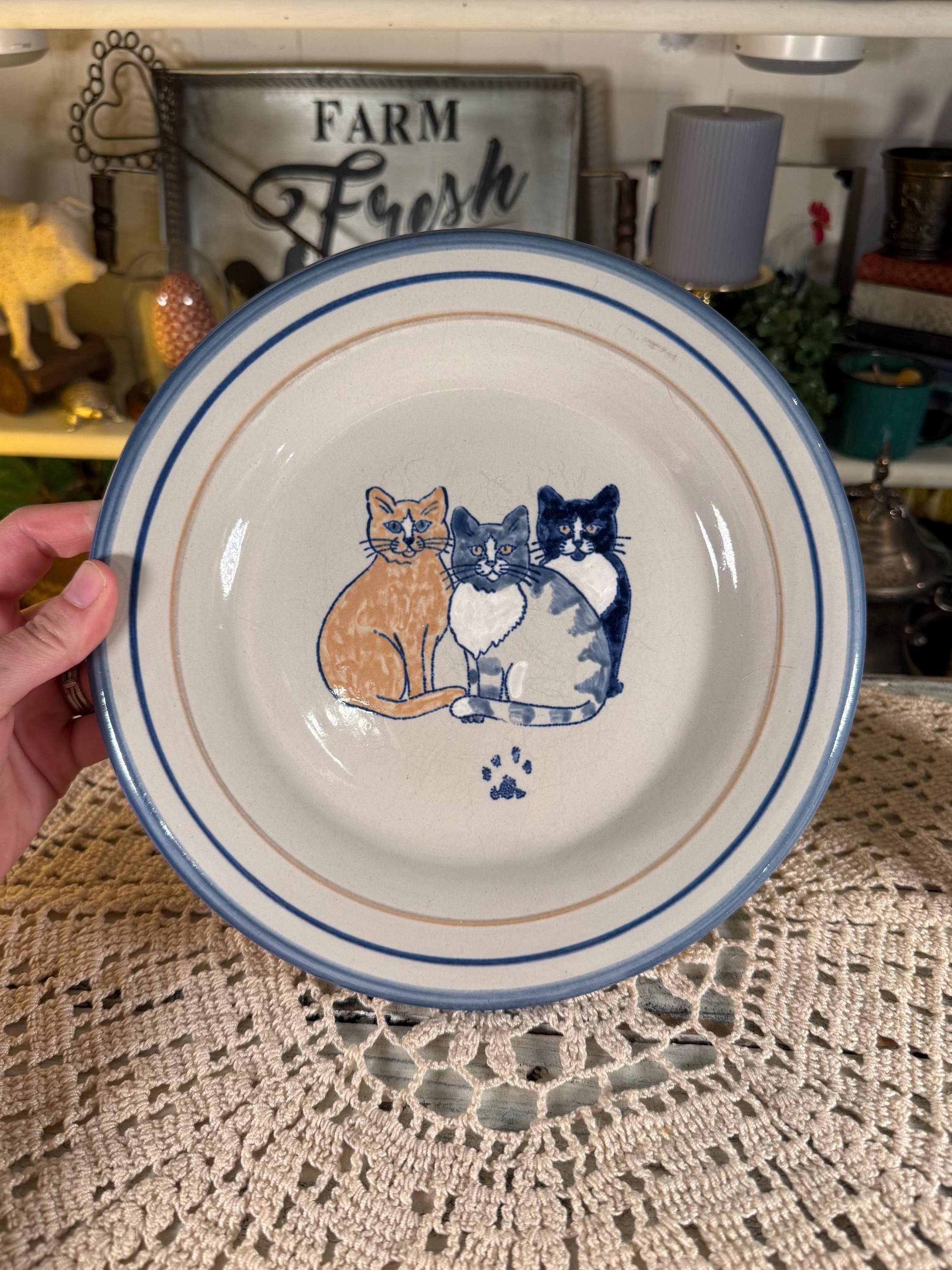 Louisville Stoneware Cat - Etsy