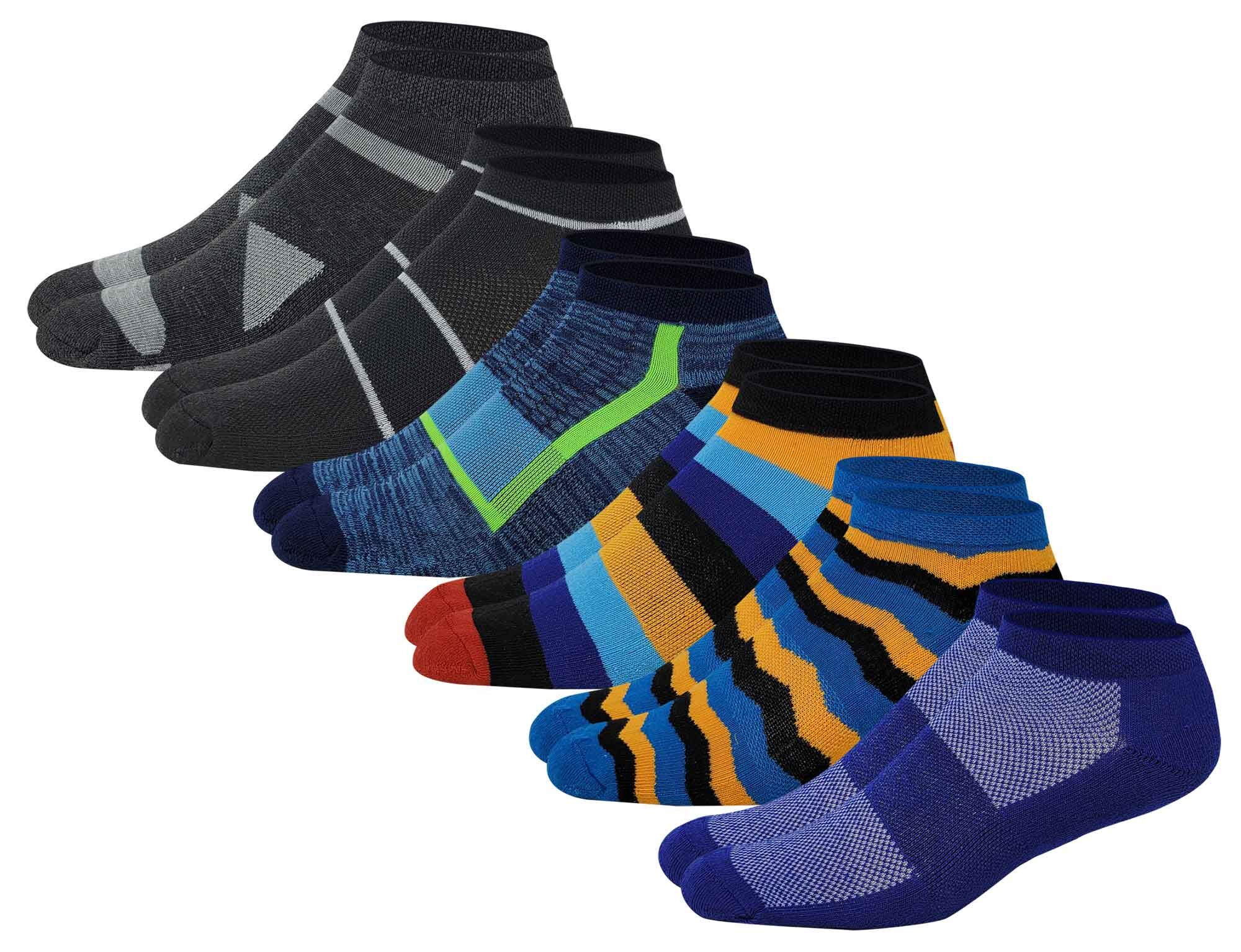 Men's Ankle Socks Athletic Cushion Low Cut Sports Socks 6 Pairs Etsy
