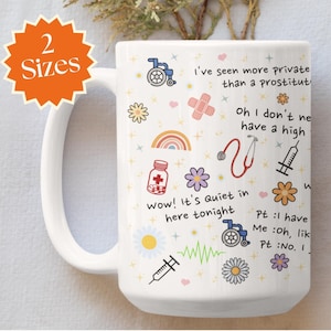 Funny Nurse Mug, RN/LPN Graduation Gift, Healthcare Humor