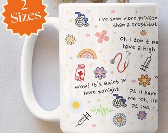Funny Nurse Mug, RN/LPN Graduation Gift, Healthcare Humor