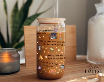 Funny Ultrasound Tech Sipper Glass: Sonographer Gift 16oz