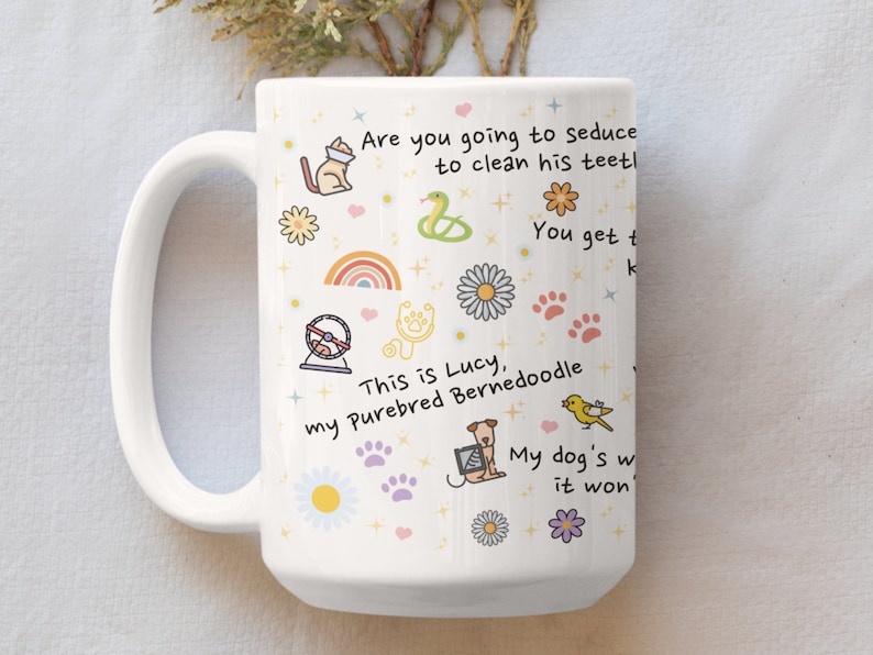 Funny Vet Tech Mug, Veterinarian Gift, Vet Clinic Humor bild 2