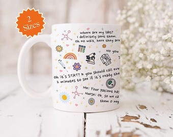 Taza divertida de técnico de laboratorio médico: regalo con frase de laboratorio