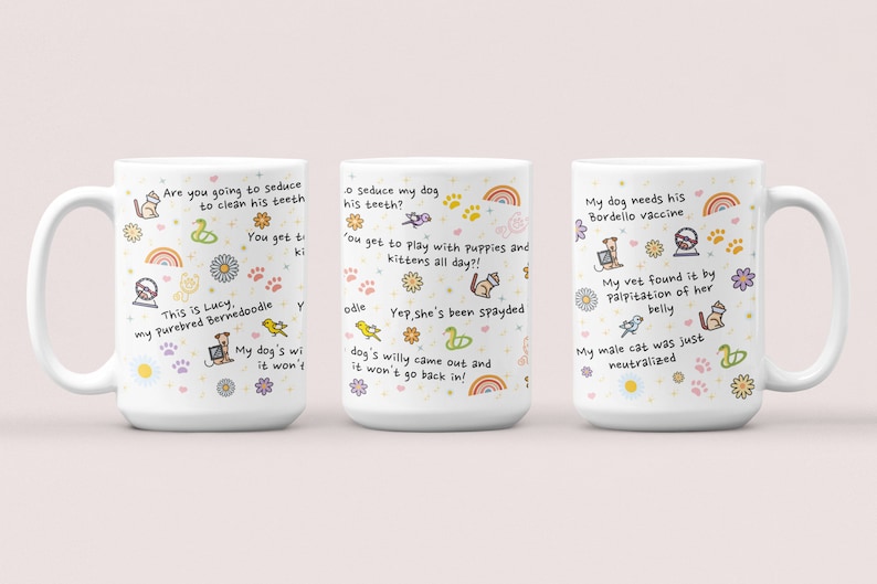 Funny Vet Tech Mug, Veterinarian Gift, Vet Clinic Humor bild 6