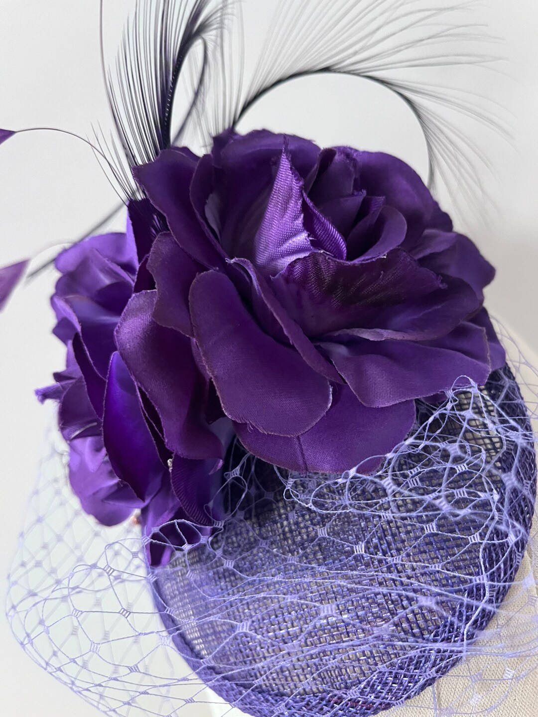 PGG Ball Purple Fascinator main image 0