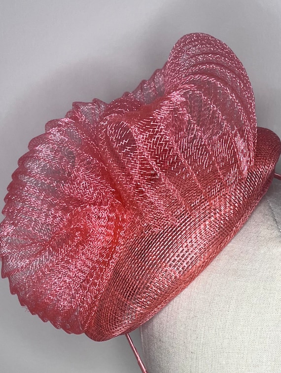 Coral pillbox hat clearance