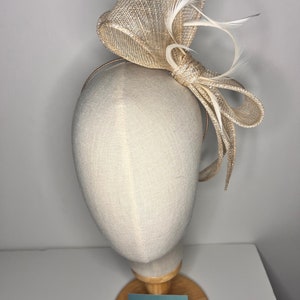 Gold Bow Fascinator, Wedding Guest, Wedding, Races, Ascot, Bow, Race Days JadeMurphyMillinary, Trending