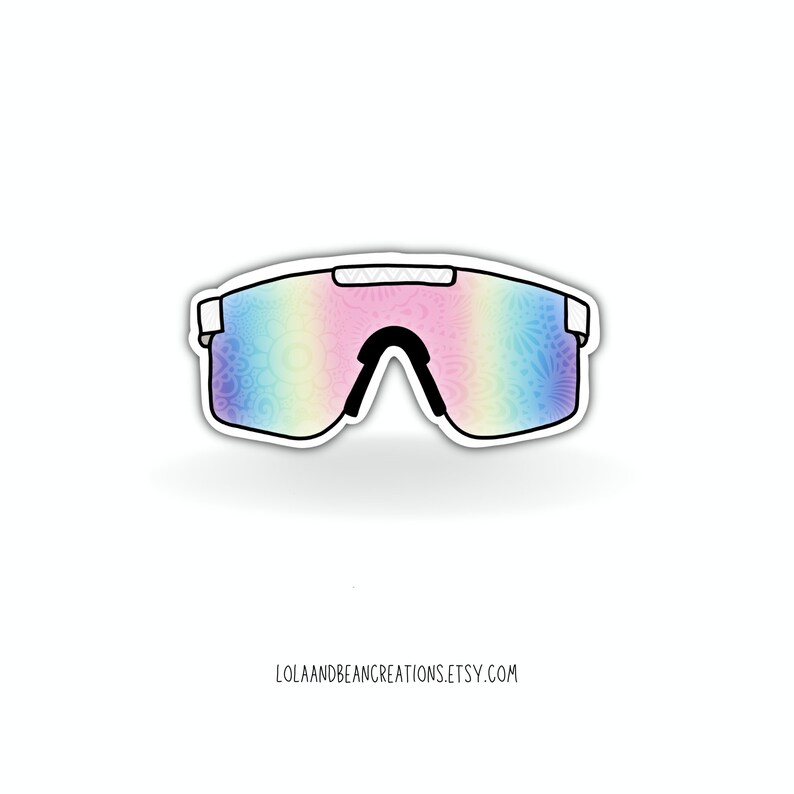 Pit Viper Inspired Vinyl Sticker WATERPROOF Sunglasses Cute Etsy