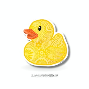 Waterproof Ducky Vinyl Sticker for Jeep Decoration and Gifts