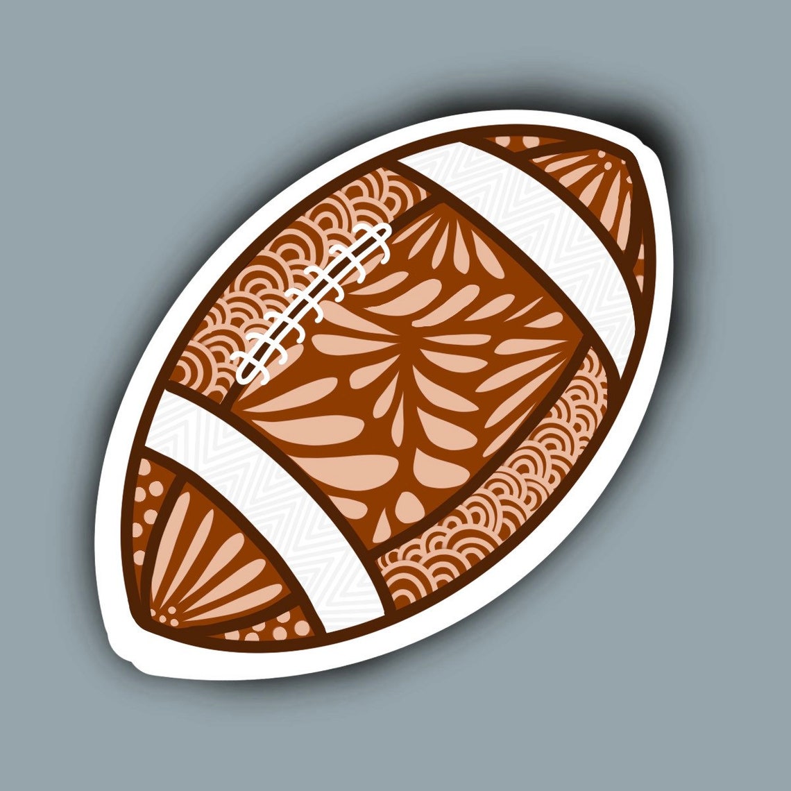 Football Vinyl Sticker WATERPROOF Sports Football Sticker Etsy UK