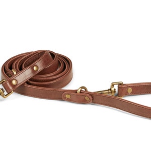 Santa Barbara Hundeleine aus Italienischem Leder