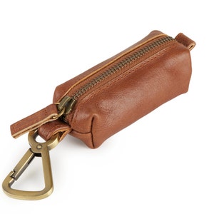 Santa Barbara Pocket Pooper- Handcrafted Italian Leather Poop Bag Dispenser
