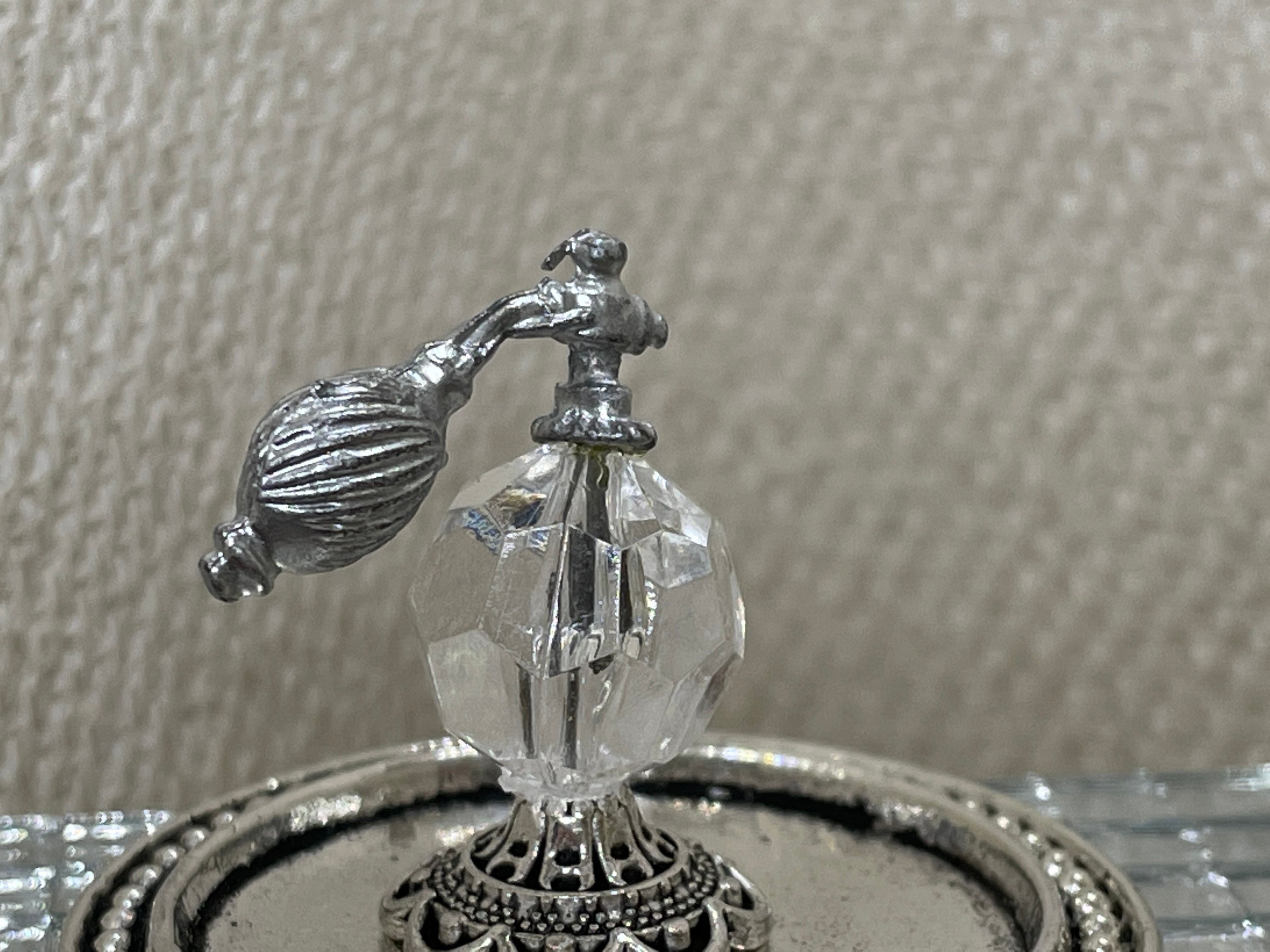 3 Dolls house Perfume Bottles with tray for Bedroom or Etsy