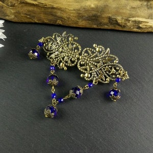 Hair clip &quot;Princess of the Sea&quot; ~ Hair clip, bronze, medieval, fantasy, gothic, steampunk, larp, filigree, hair accessories, head
