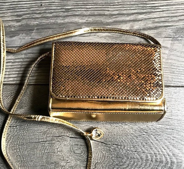 FREE SHIPPING Vintage Whiting and Davis Gold Mesh Purse U.S - Etsy