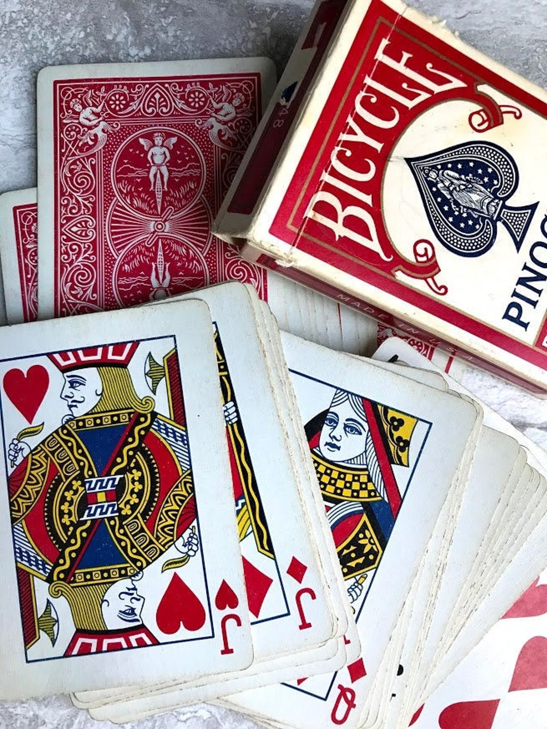 Vintage PINOCHLE Card Deck 1990's Vintage Card Deck Etsy