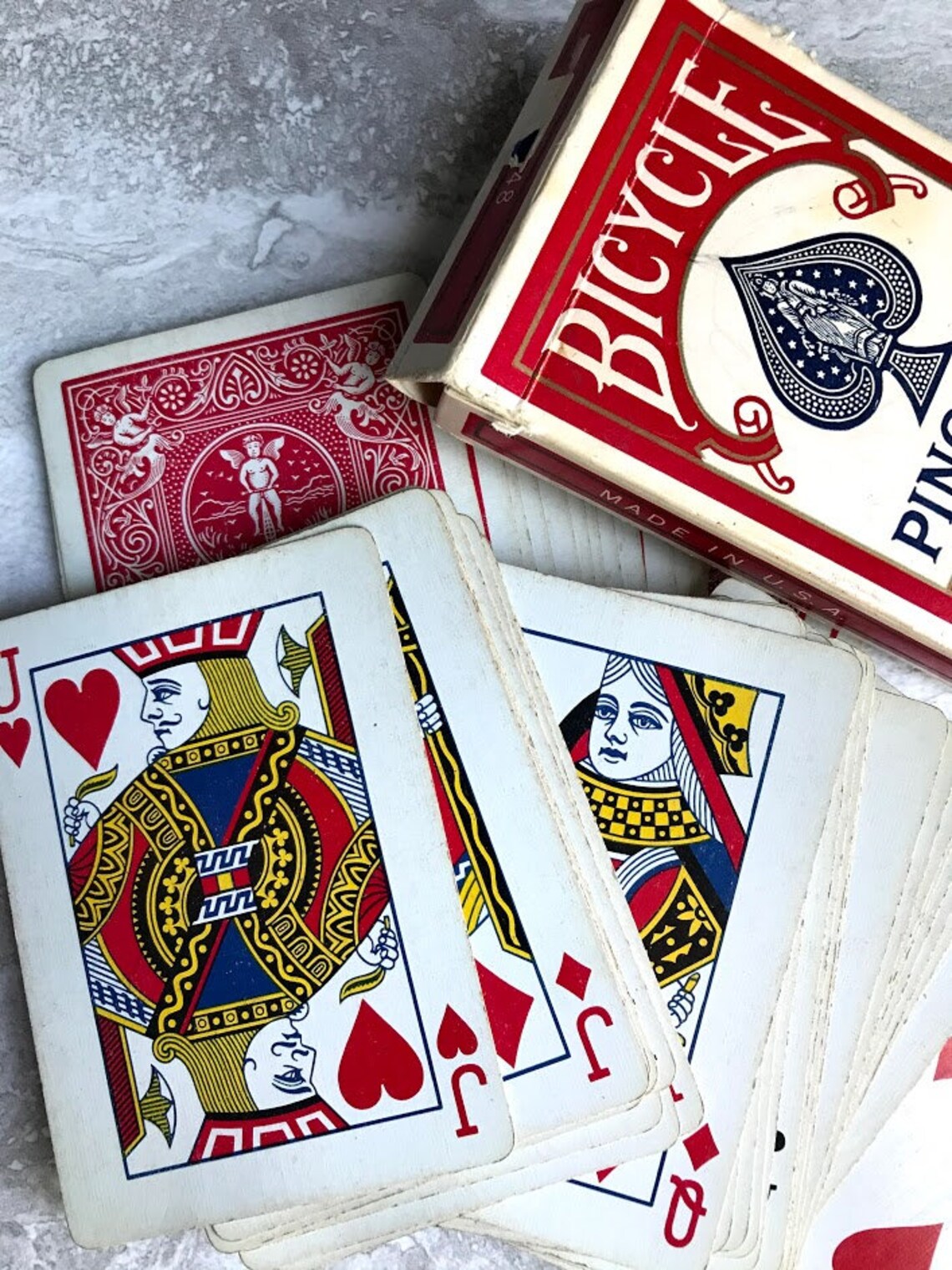 Vintage PINOCHLE Card Deck 1990's Vintage Card Deck Etsy