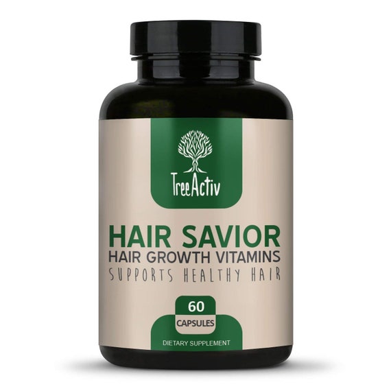 Treeactiv Hair Savior Hair Growth Vitamins Natural Herbal Etsy