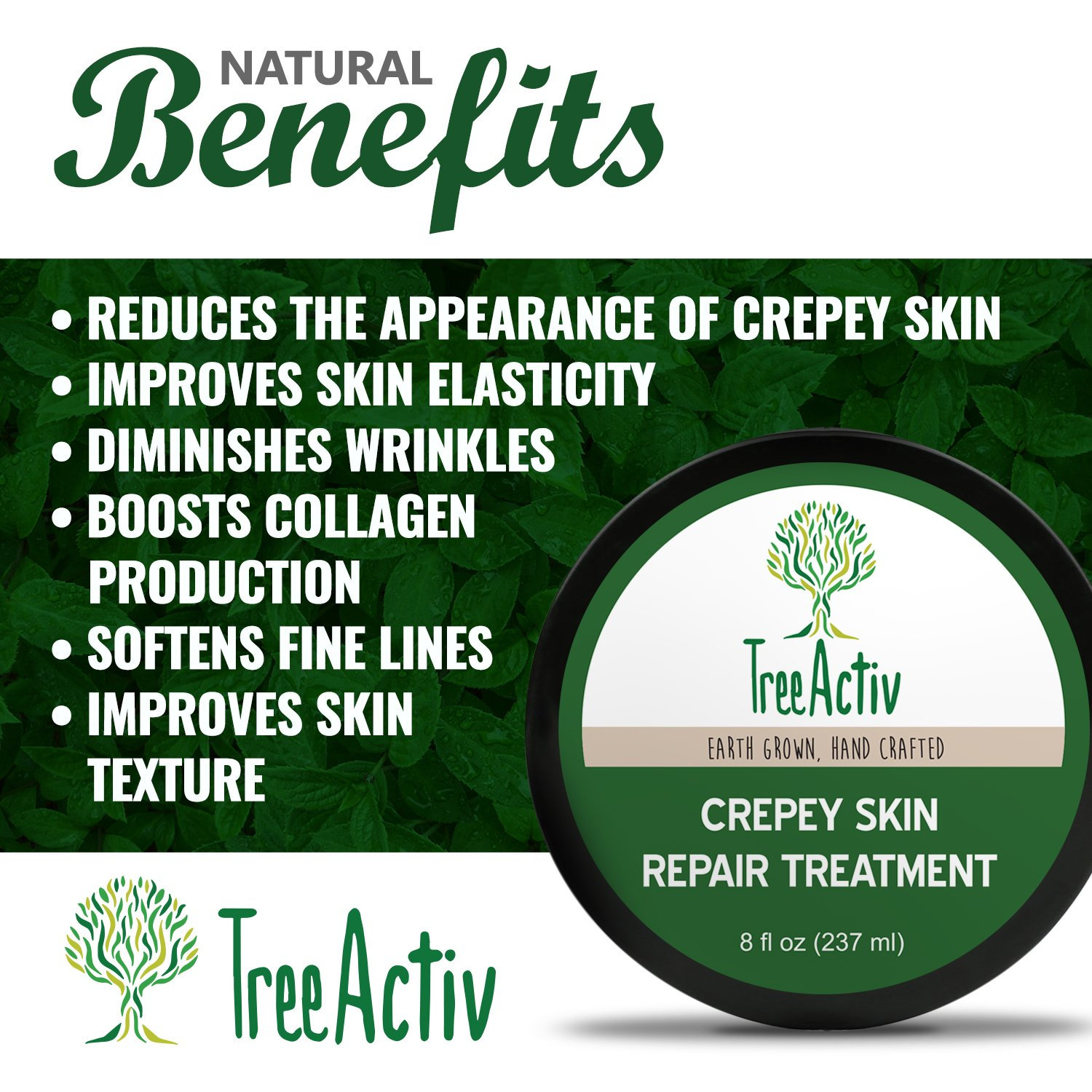 Crepey Skin Repair Treatment Shea Butter Glycolic Acid Etsy