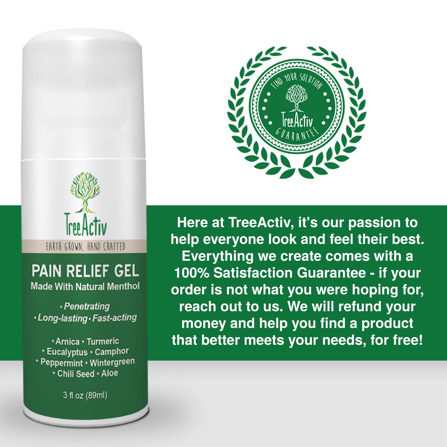 Pain Relief Gel 3 fl oz FastActing Relief for Joint & Etsy