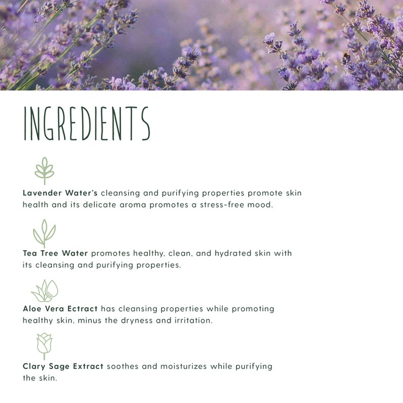 AntiAcne Pillow Spray 4 fl oz Scented Bedding Mist Etsy